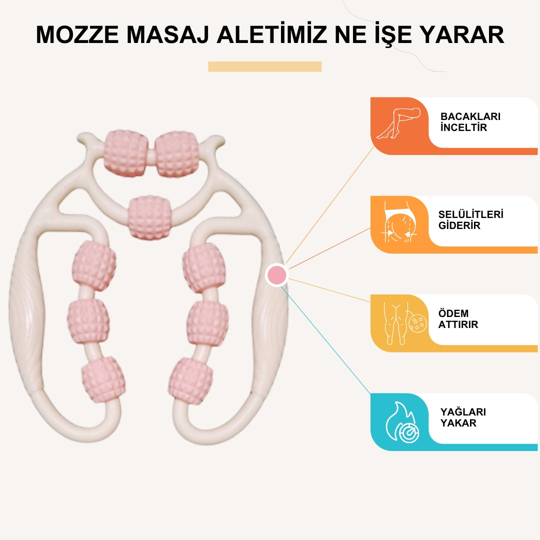Bacak İnceltme Selülit Giderme, Ödem Atma, Sıkılaştırma Masaj Seti